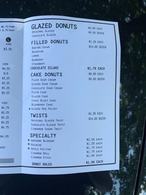 Menu photo 1 Donuts Now Buford, GA
