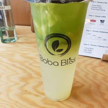 Boba Bliss - Cucumber mint lemonade - very refreshing! - Bubble Tea Near Me - Dublin, California Boba Bliss - Cucumber mint lemonade - very refreshing! - Bubble Tea Near Me - Dublin, California