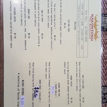 Nakontong Thai Restaurant - Thai Near Me - Salisbury, SA
