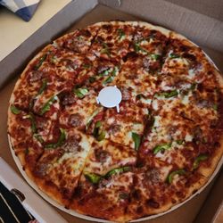 Jordan's Restaurant & Pizza - Sausage and peppers pizza
