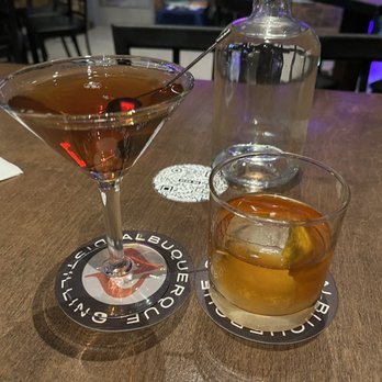 Albuquerque Distilling - Old fashioned and Manhattan - Distilleries Near Me - Albuquerque, New Mexico
