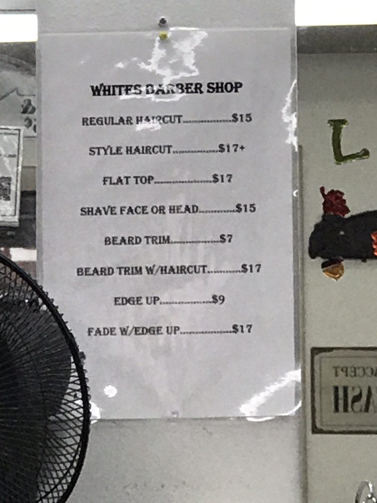 WHITE’S BARBER & STYLE SHOP Updated September 2024 614 N Old Corry Field Rd, Pensacola
