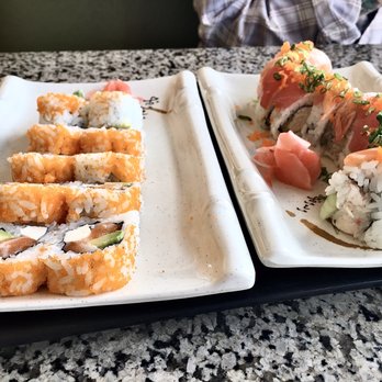 SanSai Japanese Grill - Rainbow roll and I forgot the other one. But it was delicious! - Japanese Near Me - Carson, California SanSai Japanese Grill - Rainbow roll and I forgot the other one. But it was delicious! - Japanese Near Me - Carson, California