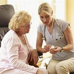 Nurses available to review medications and help with medication management at home.