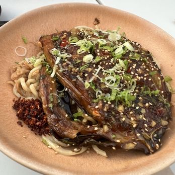 Good To Eat - Eggplant noodle - Taiwanese Near Me - Emeryville, California Good To Eat - Eggplant noodle - Taiwanese Near Me - Emeryville, California