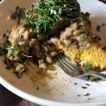 The Garden Table - Close up of the navy beans and cornbread - Breakfast & Brunch Near Me - Indianapolis, Indiana