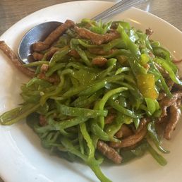 Bell pepper pork Bell pepper pork