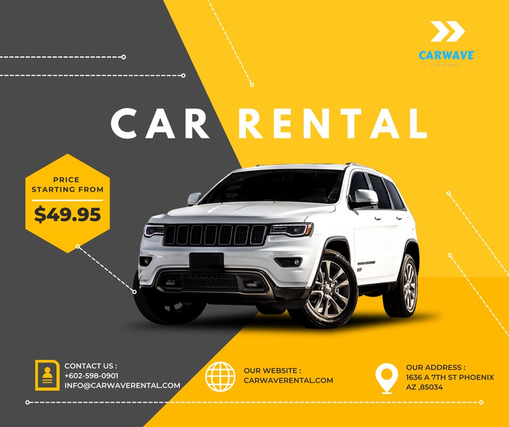 CARWAVE RENTAL 1636 S 7th St, Phoenix, Arizona Car Rental Phone