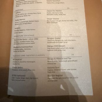 Chutney Mary - Menu - Indian Near Me - London, XGL