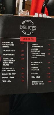 Menu photo 4 Café aux Délices Matane, QC Menu photo 4 Café aux Délices Matane, QC