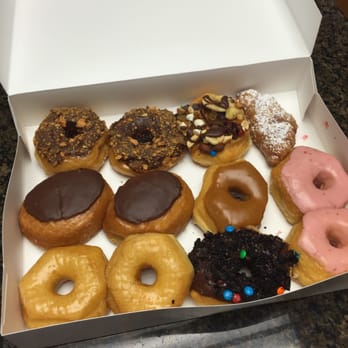 City Donut - Butterfinger, trail mix, caramel, Boston Cream, strawberry and raspberry croissant. All were incredible! - Donuts Near Me - Orange Beach, Alabama