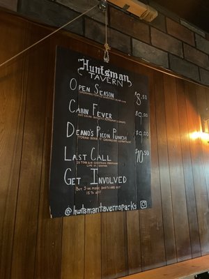 Menu photo 3 Huntsman Tavern Sparks, NV Menu photo 3 Huntsman Tavern Sparks, NV