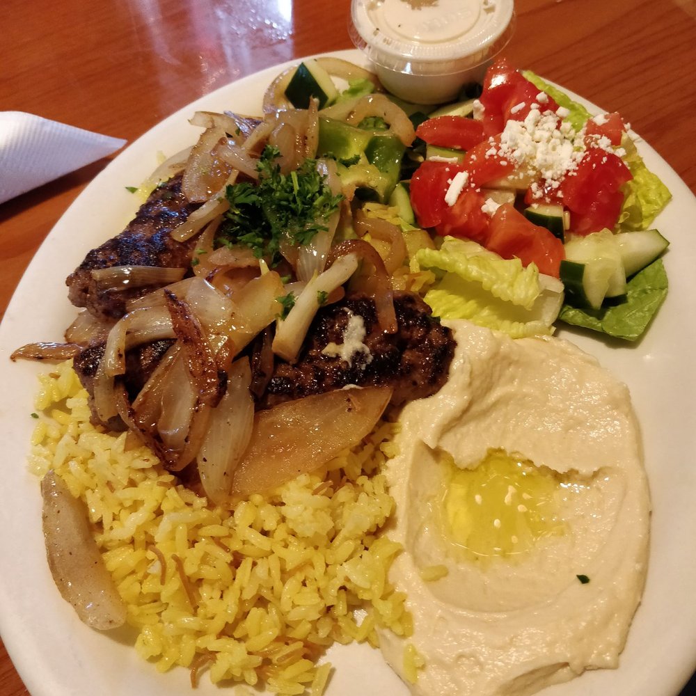 Mediterranean Cuisine - Kiffta platter - Greek Near Me - Brentwood, Tennessee Mediterranean Cuisine - Kiffta platter - Greek Near Me - Brentwood, Tennessee