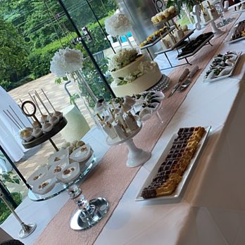 Amy Cakes - a long table with desserts on it - Custom Cakes Near Me - Wallingford, Connecticut
