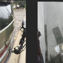 Stephens Automotive Service - Oil that splattered all over the back of my car as it drained from my car, during our drive
