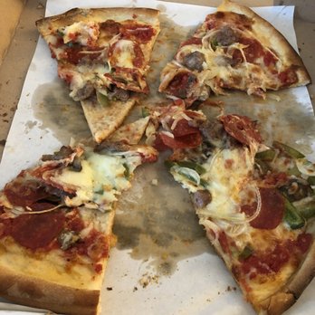 Pies On Nine South - This is the quality of pizza we got delivered to us! So soggy that it just fell apart! This is the 3rd time it's been this way. - Pizza Near Me - Forked River, New Jersey Pies On Nine South - This is the quality of pizza we got delivered to us! So soggy that it just fell apart! This is the 3rd time it's been this way. - Pizza Near Me - Forked River, New Jersey