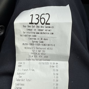 McDonald's - Monopolistic Pricing - Fast Food Near Me - Payson, Arizona