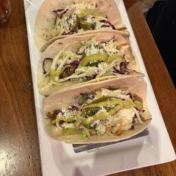 Cedar Door Patio Bar & Grill - Brisket tacos--per the menu - American Near Me - Austin, Texas Cedar Door Patio Bar & Grill - Brisket tacos--per the menu - American Near Me - Austin, Texas