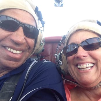 OBX Biplanes - Luke and Karen in mid air!  Very fun! - Aerial Tours Near Me - Manteo, North Carolina