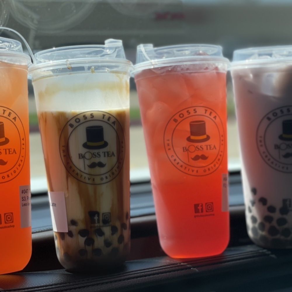 Passion fruit, brown sugar boba, summer melon and taro. Passion fruit, brown sugar boba, summer melon and taro.