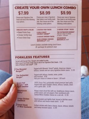 Menu photo 5 Outback Steakhouse Pompano Beach, FL Menu photo 5 Outback Steakhouse Pompano Beach, FL