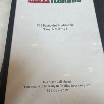 Mondo Italiano - Italian Near Me - Taos, New Mexico Mondo Italiano - Italian Near Me - Taos, New Mexico