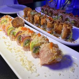 Left to right: OMG, Crunch Salmon, Toro Toro Left to right: OMG, Crunch Salmon, Toro Toro