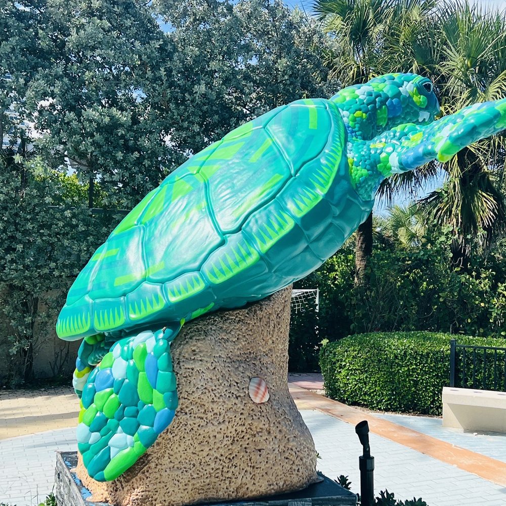 Ke Surfsides Mother Turtle - Public Art Near Me - Surfside, Florida