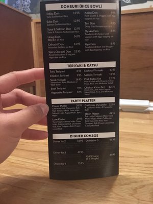 Menu photo 1 Hitori Sushi Langley, BC Menu photo 1 Hitori Sushi Langley, BC