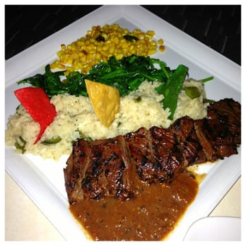 Second Story Restaurant - Hanger steak and risotto - New American Near Me - Manhattan Beach, California Second Story Restaurant - Hanger steak and risotto - New American Near Me - Manhattan Beach, California
