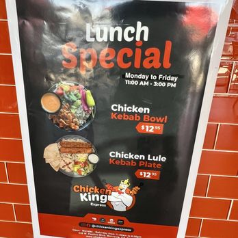Chicken King Express - Lunch specials April 2025 - Mediterranean Near Me - Monrovia, California