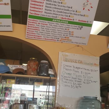Teresita Restaurant - Menu part 2 - Mexican Near Me - North Chicago, Illinois