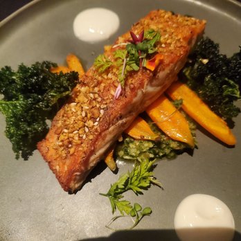 Rococo Steak - Best salmon ever, amazingly spiced and perfectly cooked. - Steakhouses Near Me - St. Petersburg, Florida Rococo Steak - Best salmon ever, amazingly spiced and perfectly cooked. - Steakhouses Near Me - St. Petersburg, Florida