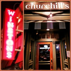 Village of Rockville Centre - Wow ! These 2 bars next to each other say Winston/ Churchill