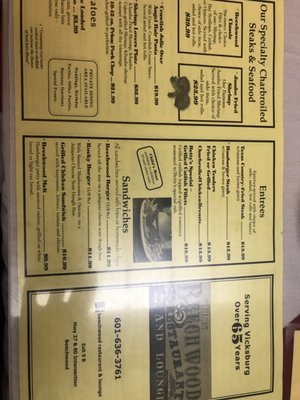 Menu photo 3 Beechwood Restaurant & Lounge Vicksburg, MS Menu photo 3 Beechwood Restaurant & Lounge Vicksburg, MS