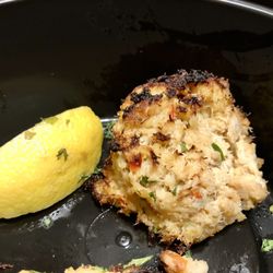 Bad Randy's Hot Chicken & BBQ Lounge - My take out crab cake. Good crab