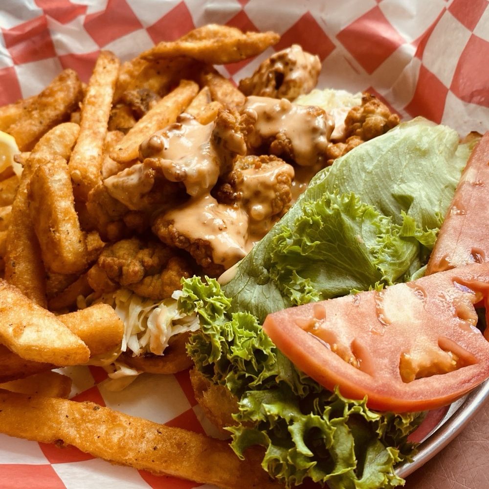 Harvey Cedars Shellfish - Fried oyster po boy - Seafood Near Me - Harvey Cedars, New Jersey Harvey Cedars Shellfish - Fried oyster po boy - Seafood Near Me - Harvey Cedars, New Jersey