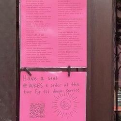 Jam’s Joy Bungalow - Menu