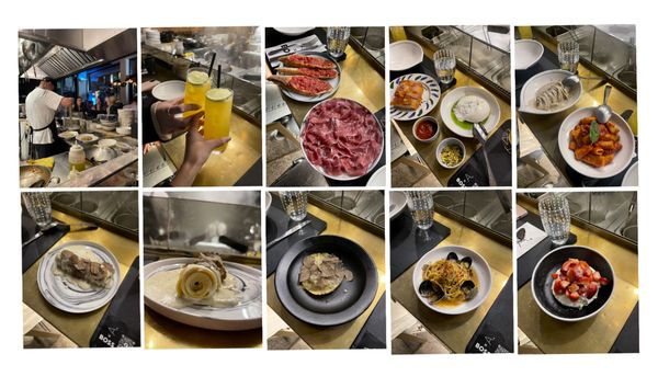 A Pasta Bar by null