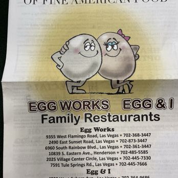 Egg & I - First page of menu with other locations - Breakfast & Brunch Near Me - Las Vegas, Nevada Egg & I - First page of menu with other locations - Breakfast & Brunch Near Me - Las Vegas, Nevada