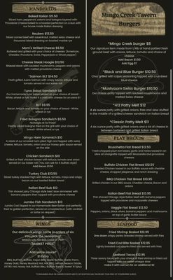 Menu photo 3 Mingo Creek Tavern Eighty Four, PA Menu photo 3 Mingo Creek Tavern Eighty Four, PA