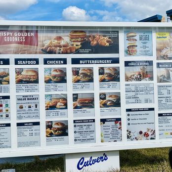 Culver's - Menu 2.10.24 - Burgers Near Me - Sanford, Florida