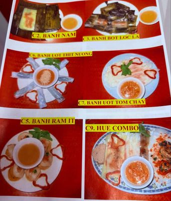 Menu photo 2 Kim Hoa Hue Restaurant El Monte, CA