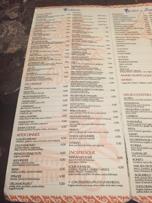 Menu photo 2 El Curandero Porto Azzurro, LI