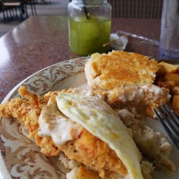 Another Broken Egg Cafe - I got the tomatillo mary and the broken egg biscuit sandwich - Breakfast & Brunch Near Me - Winter Park, Florida Another Broken Egg Cafe - I got the tomatillo mary and the broken egg biscuit sandwich - Breakfast & Brunch Near Me - Winter Park, Florida