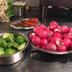 Tacos El Paisa del Bosque - Can't have tacos without the trimmings