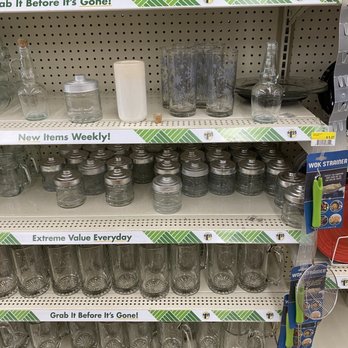 Dollar Tree - Cute jars with label section - Discount Store Near Me - Clovis, California