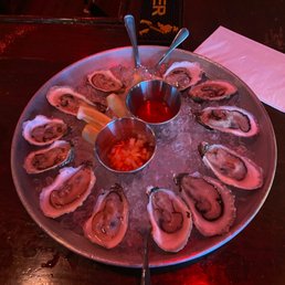 Dozen oysters $1 each at happy hour! Dozen oysters $1 each at happy hour!