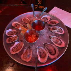 Dozen oysters $1 each at happy hour!