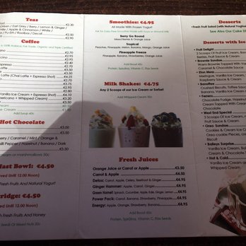 The West End - Menu - Cafes Near Me - Temple Bar, D
